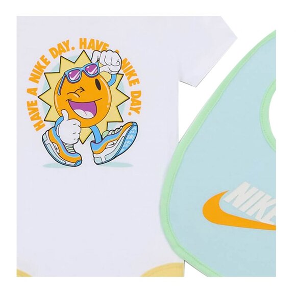 BNWB NIKE SUMMER OF SWOOSH BABY (6-12M) 3-PIECE BODYSUIT BOX SET - Picture 10 of 11